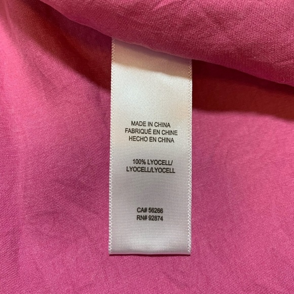 Splendid Elena Tunic Adjustable Tank Top Pink Women Small 100% Lyocell - Picture 9 of 10